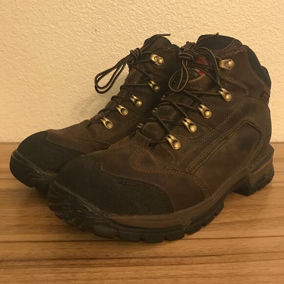 Red Wing Irish Setter Two Harbors Leather Waterproof Vibram Hiker Men Boots 11.5 - Picture 2 of 7